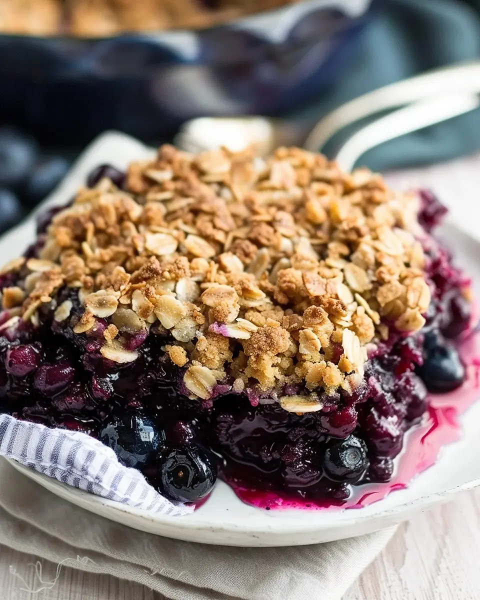 The Ultimate Healthy Blueberry Crumble: A Delightful Twist on Tradition