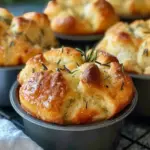 Rosemary Garlic Focaccia Muffins