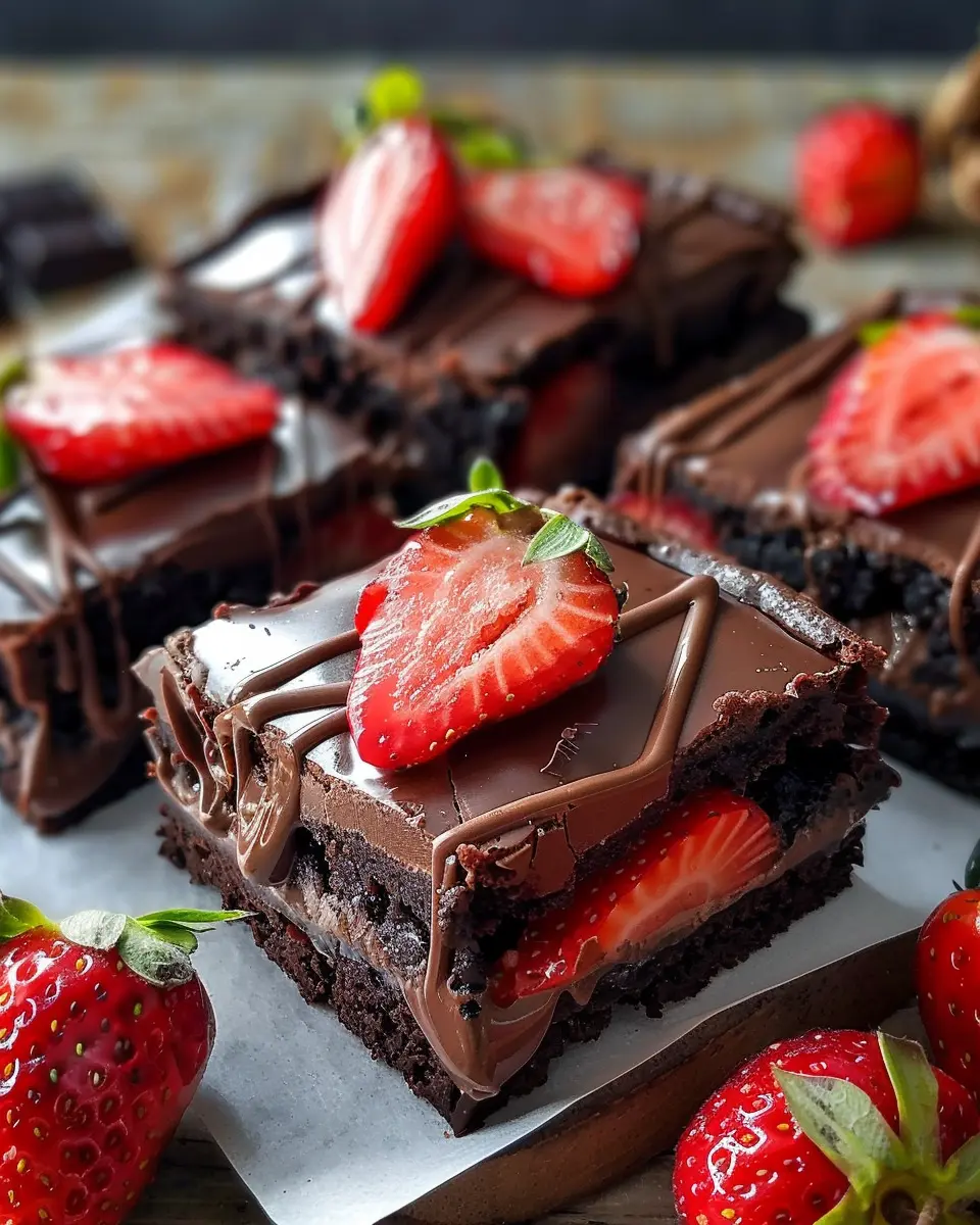 Chocolate Covered Strawberry Brownies: The Best Indulgent Treat