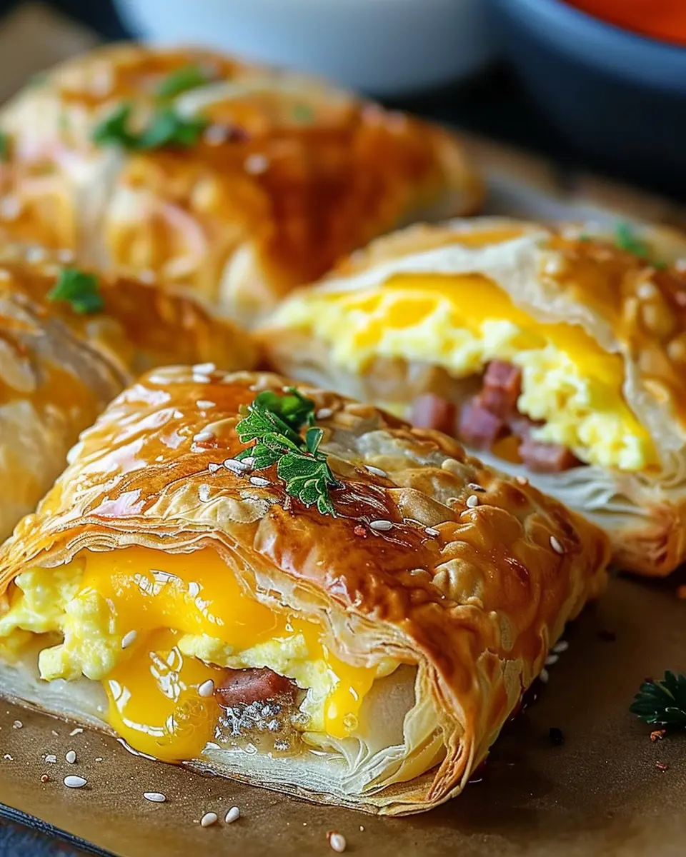 Irresistible Homemade Breakfast Hot Pockets with Turkey Bacon Delights