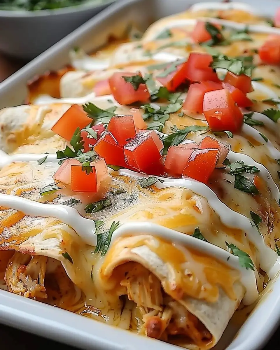Indulgent Queso Chicken Enchiladas for Quick Weeknight Dinners