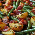 Country Ranch Green Beans ‘and Potatoes with Bacon