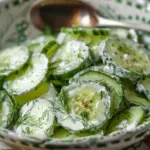 Easy Creamy Cucumber Salad That’s Quick and Refreshing