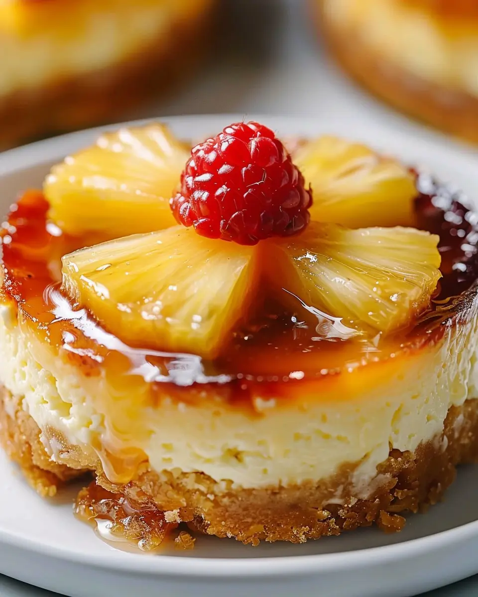 Easy Pineapple Upside Down Cheesecake: A Delightful Treat to Share
