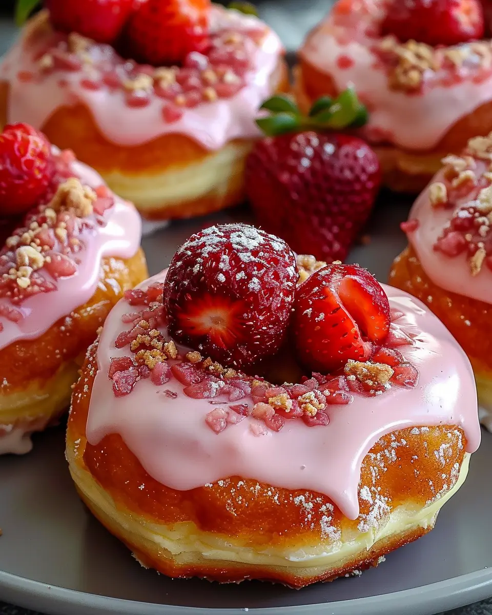 Strawberry Cheesecake Donuts – Easy Recipe for a Sweet Indulgence