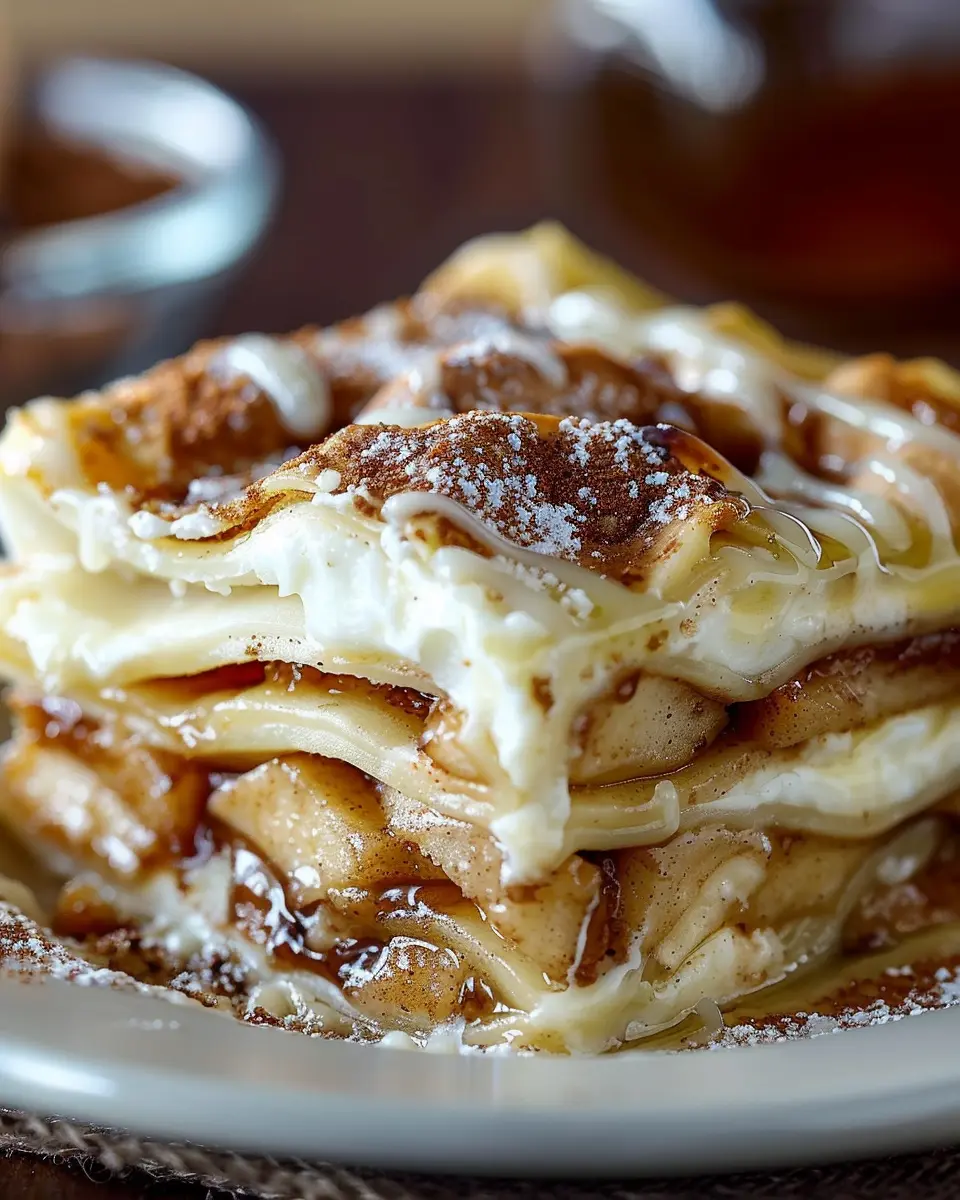 Cinnamon Roll Apple Lasagna: An Indulgent Sweet Treat for You