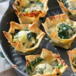 Spinach and Artichoke Wonton Cups Recipe