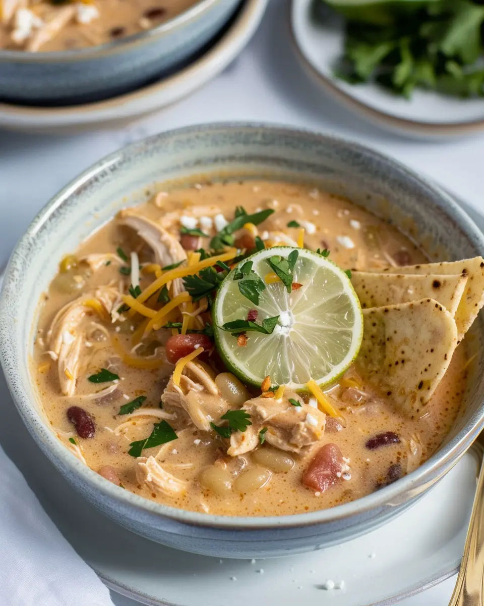White Chicken Chili Recipe with Cream Cheese: Easy & Flavorful Delight