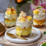Pineapple Coconut Cake Jars
