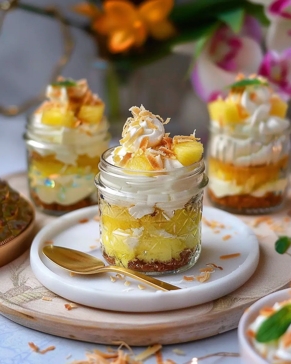 Pineapple Coconut Cake Jars: Easy Indulgence for Home Bakers