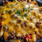 Cheeseburger French Fry Casserole