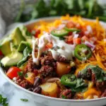 Loaded Potato Taco Bowl