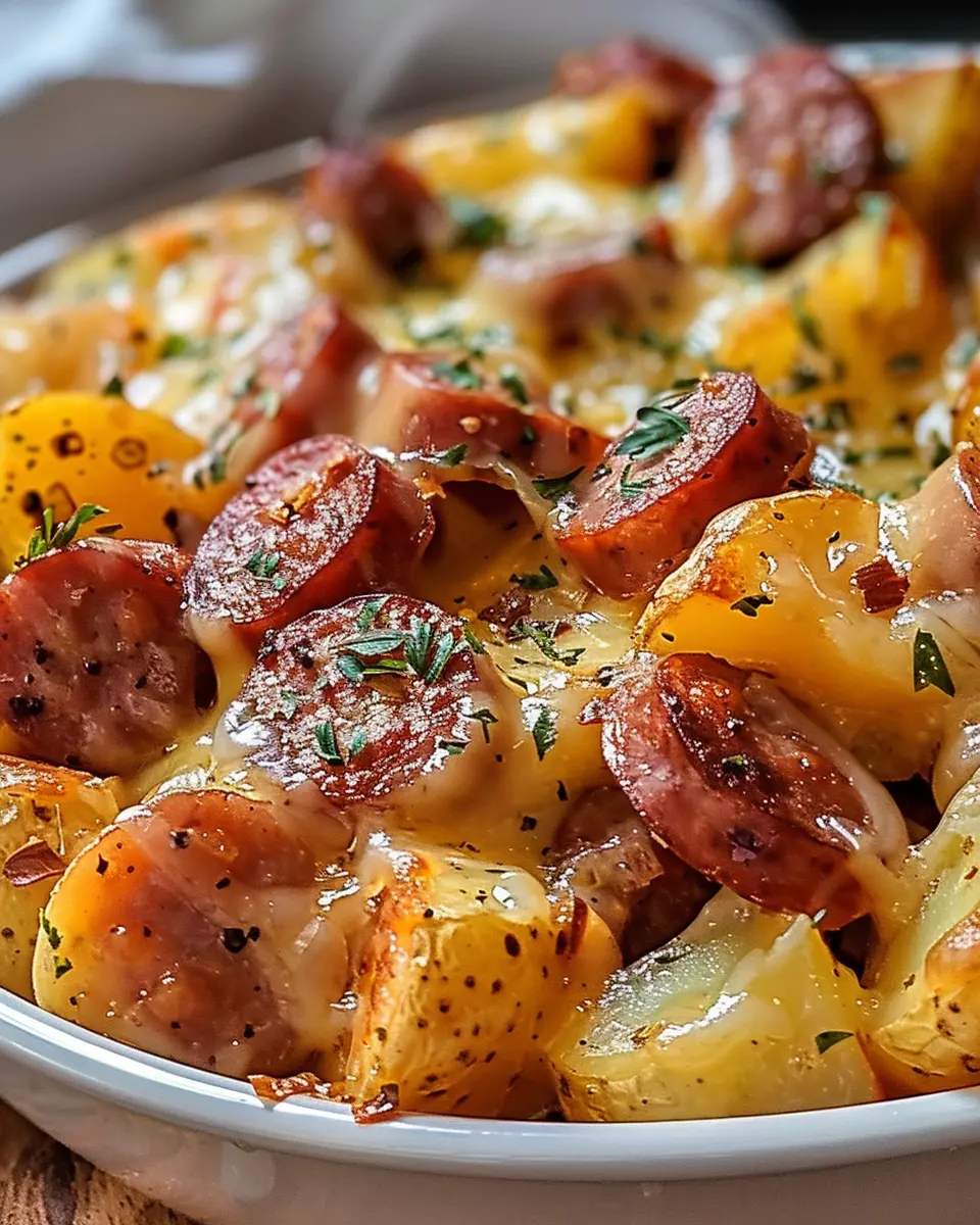 Cheesy Ranch Potatoes and Smoked Sausage: The Ultimate Comfort Dish