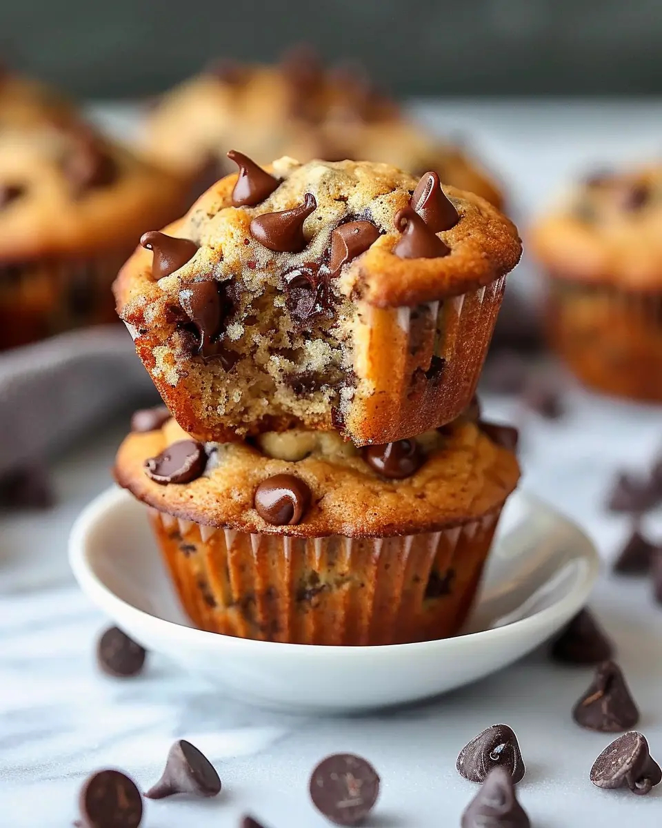 Banana Chocolate Chip Muffins: The Best Homemade Delight (VIDEO)
