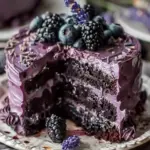 Blueberry Chocolate Lavender Dream Cake