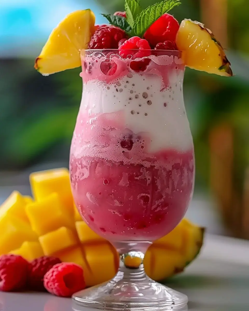 Raspberry Colada Twist