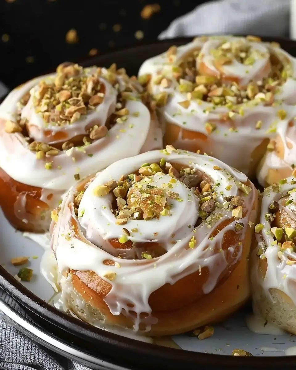 Perfect Pistachio Rolls with Cream Cheese Frosting