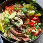 High Protein Steak Fajita Bowl