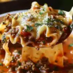 Mouthwatering One Pot Lasagna Soup