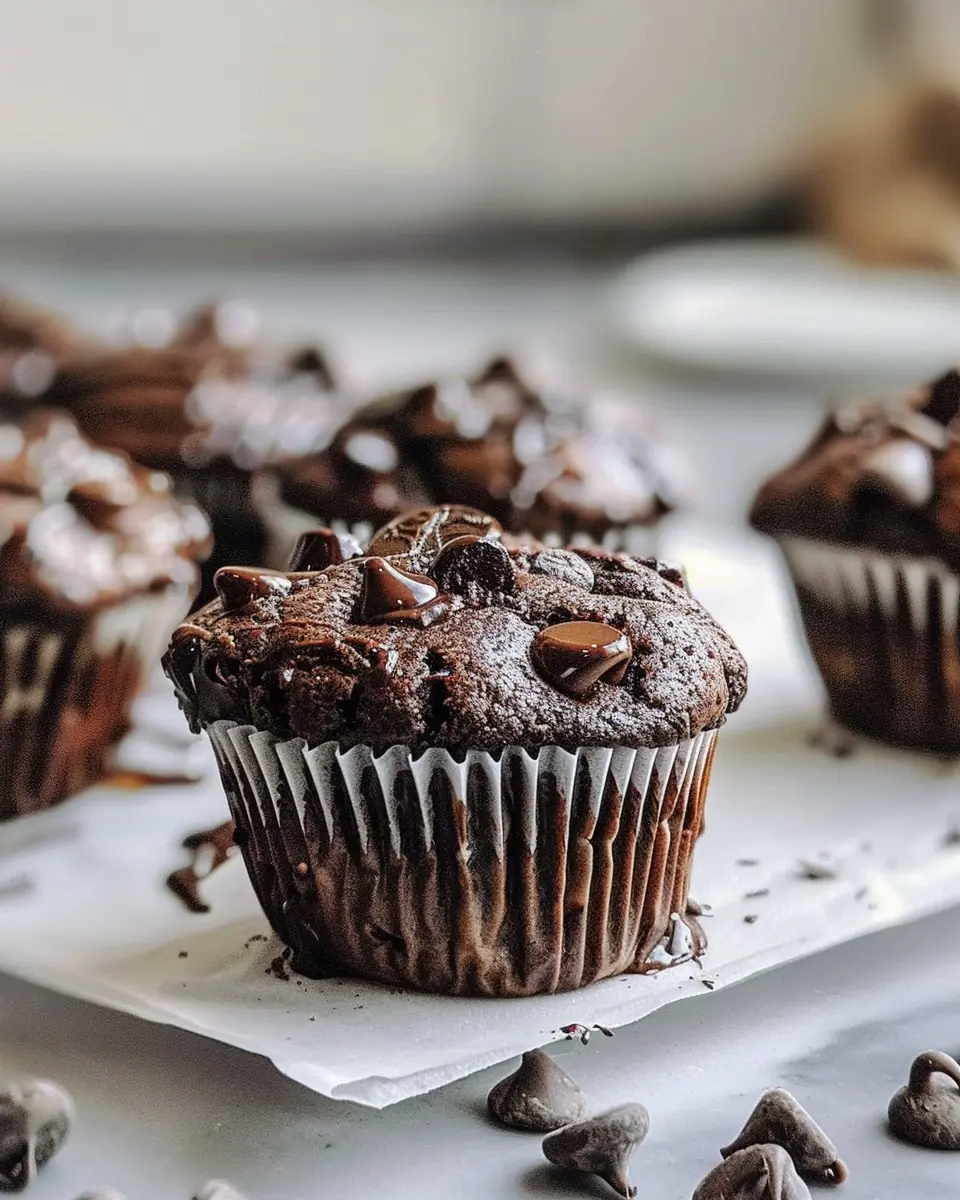 Double Chocolate Chip Muffins: Indulgent Treat for Chocolate Lovers