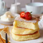 Fluffy Japanese Soufflé Pancakes