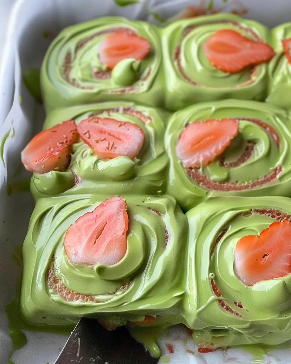 Strawberry Matcha Latte Rolls: Easy Delights for Your Taste Buds