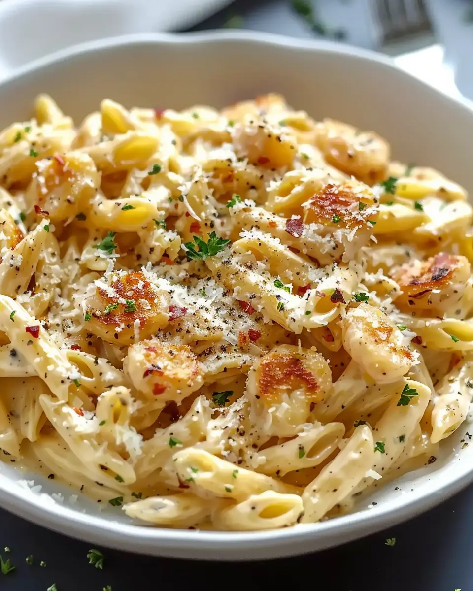 One Pot Creamy Garlic Pasta (Just 20 Minutes!)