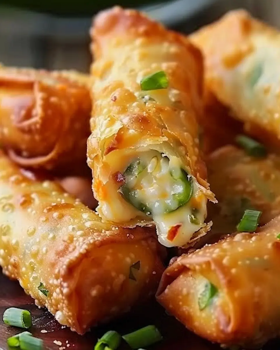 Mini Jalapeño Popper Egg Rolls: Easy and Indulgent Appetizer Delight