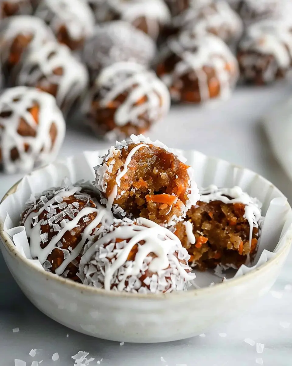 Carrot Cake Energy Balls
