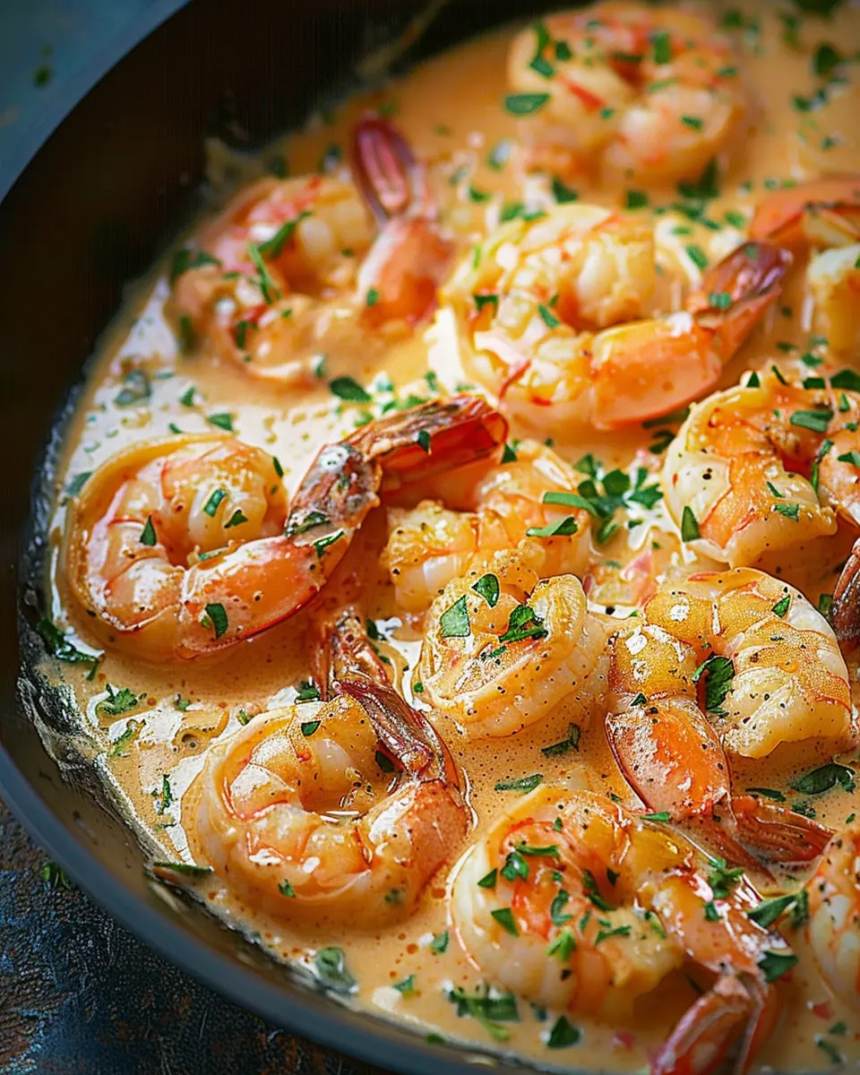 Creamy Garlic Shrimp: Indulgent 15-Minute Recipe for Food Lovers