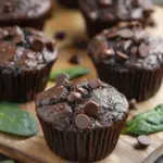 Chocolate Spinach Muffins