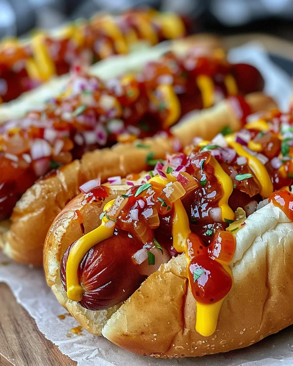 Flavorful Firecracker Hot Dogs Recipe Easy 4th of July Party Snack