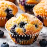 Ultimate Moist & Flavourful Blueberry Muffins