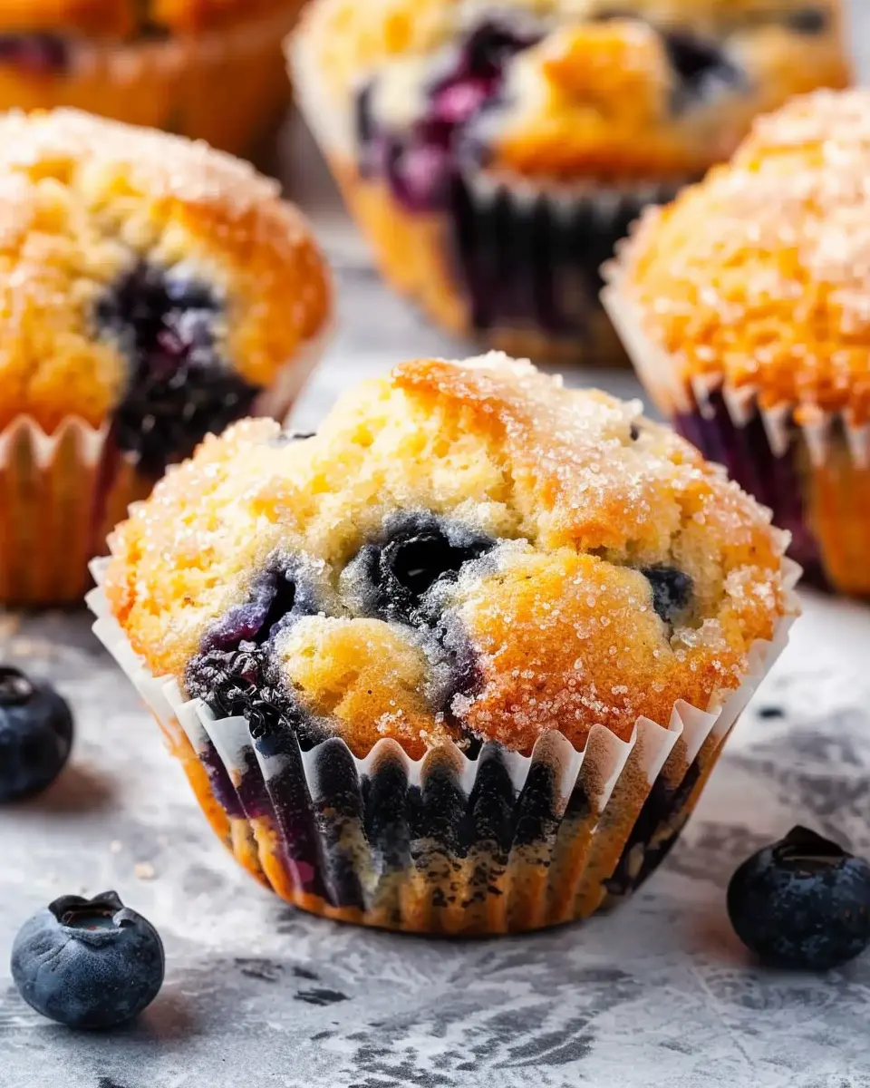 Ultimate Moist & Flavourful Blueberry Muffins