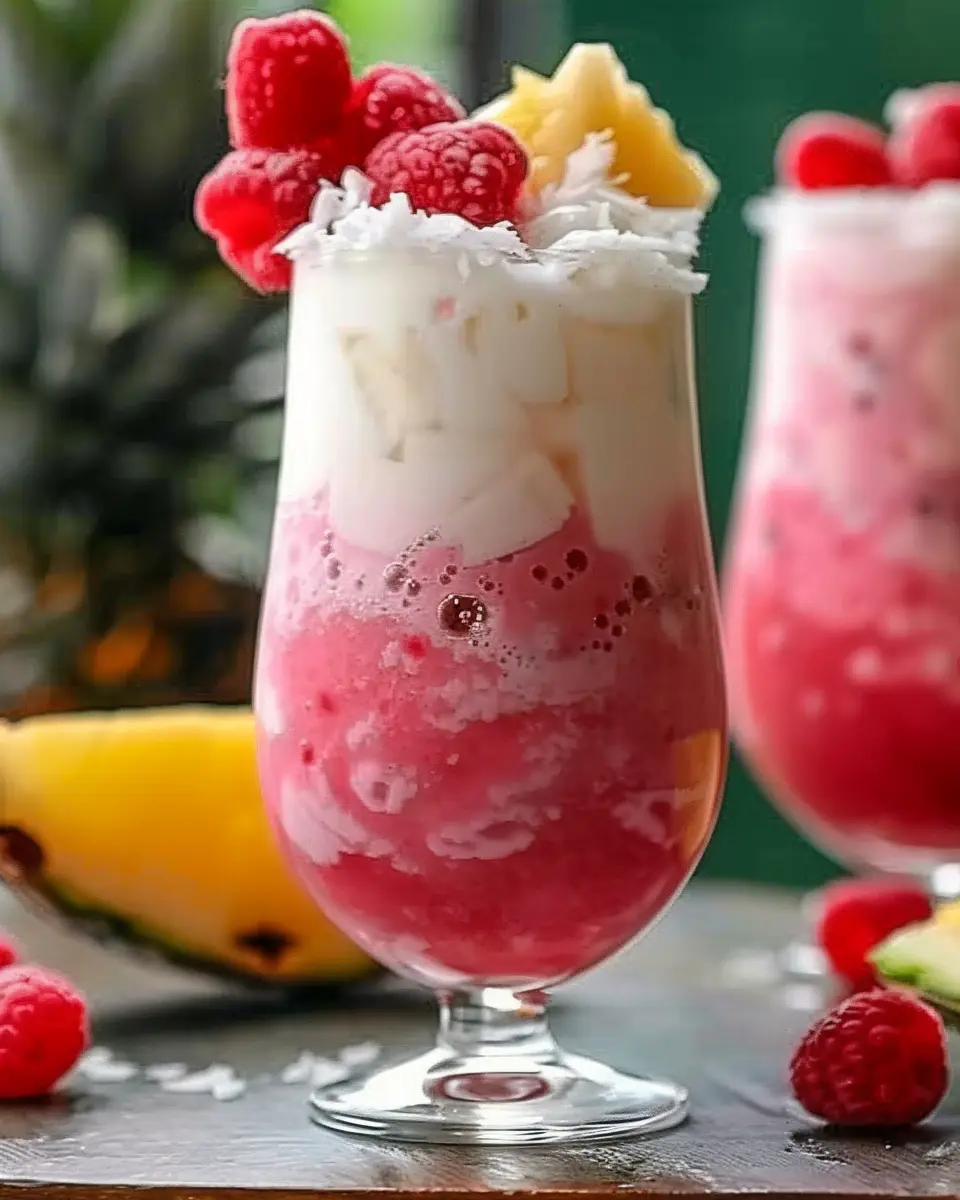 Raspberry Colada Twist: A Refreshing, Easy Dessert Adventure