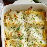 Chicken Alfredo Lasagna Rolls