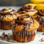 Nutella Banana Swirl Muffins