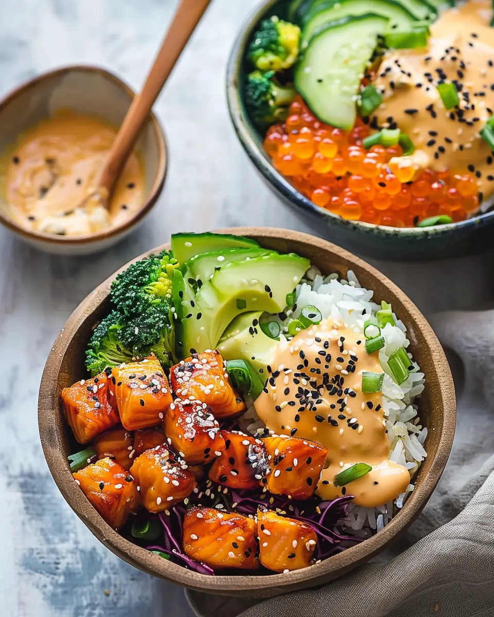 Bang Bang Salmon Bites Bowls