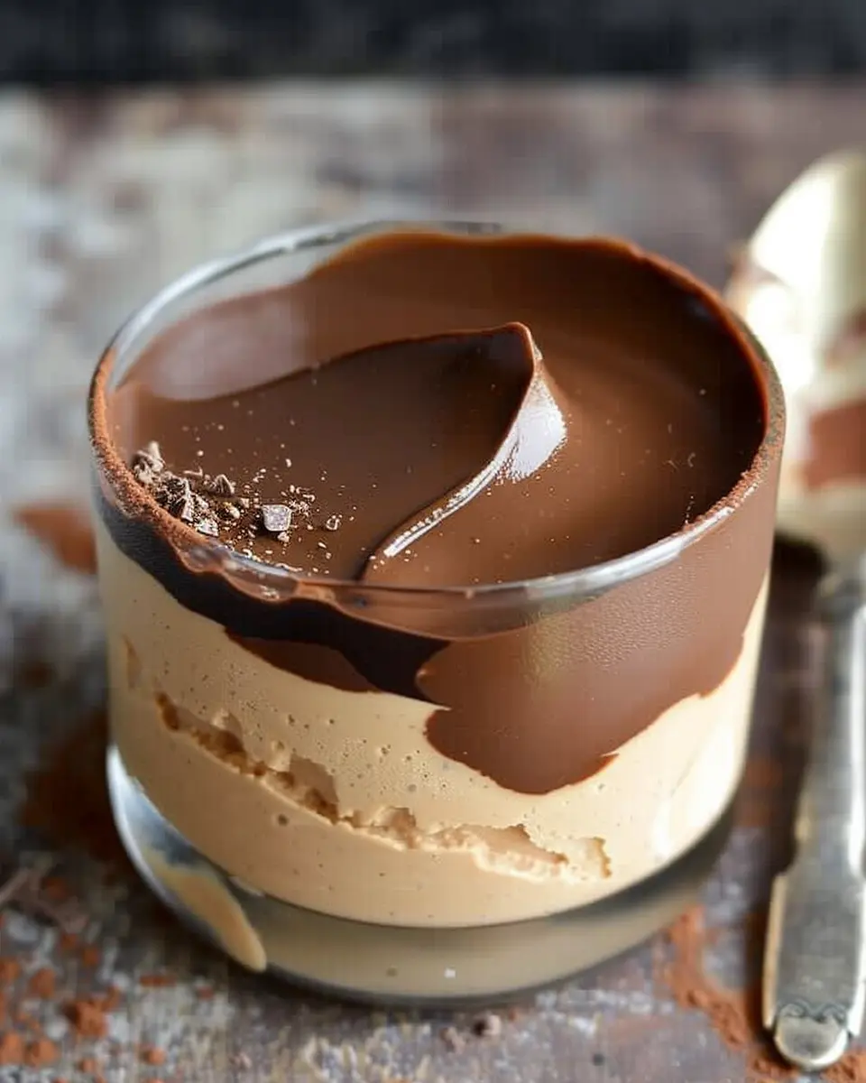 Vegan Peanut Butter Mousse: Indulgent Dessert with Chocolate Ganache