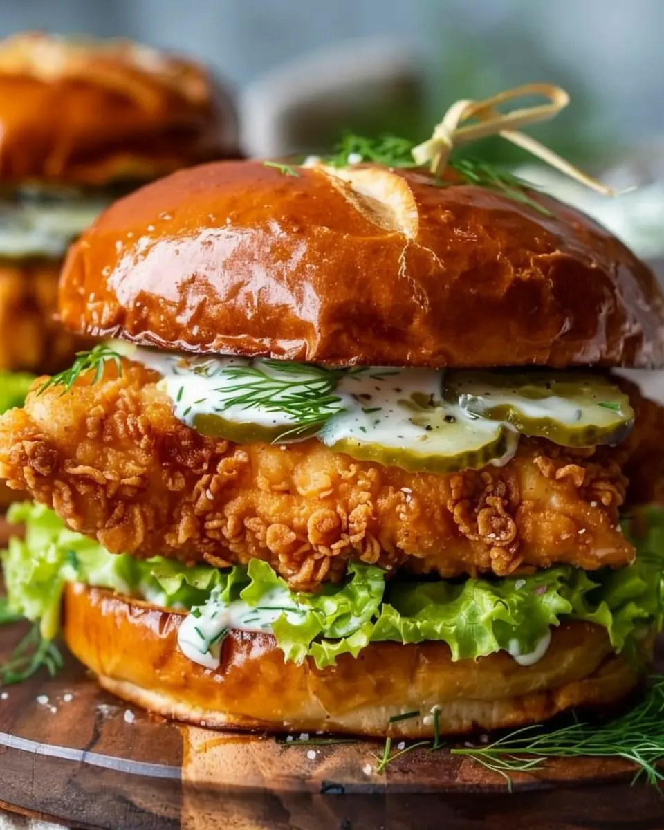 Crispy Dill Chicken Sandwich Recipe