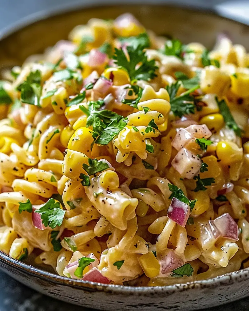 Mexican Street Corn Pasta Salad is a must-try dish!