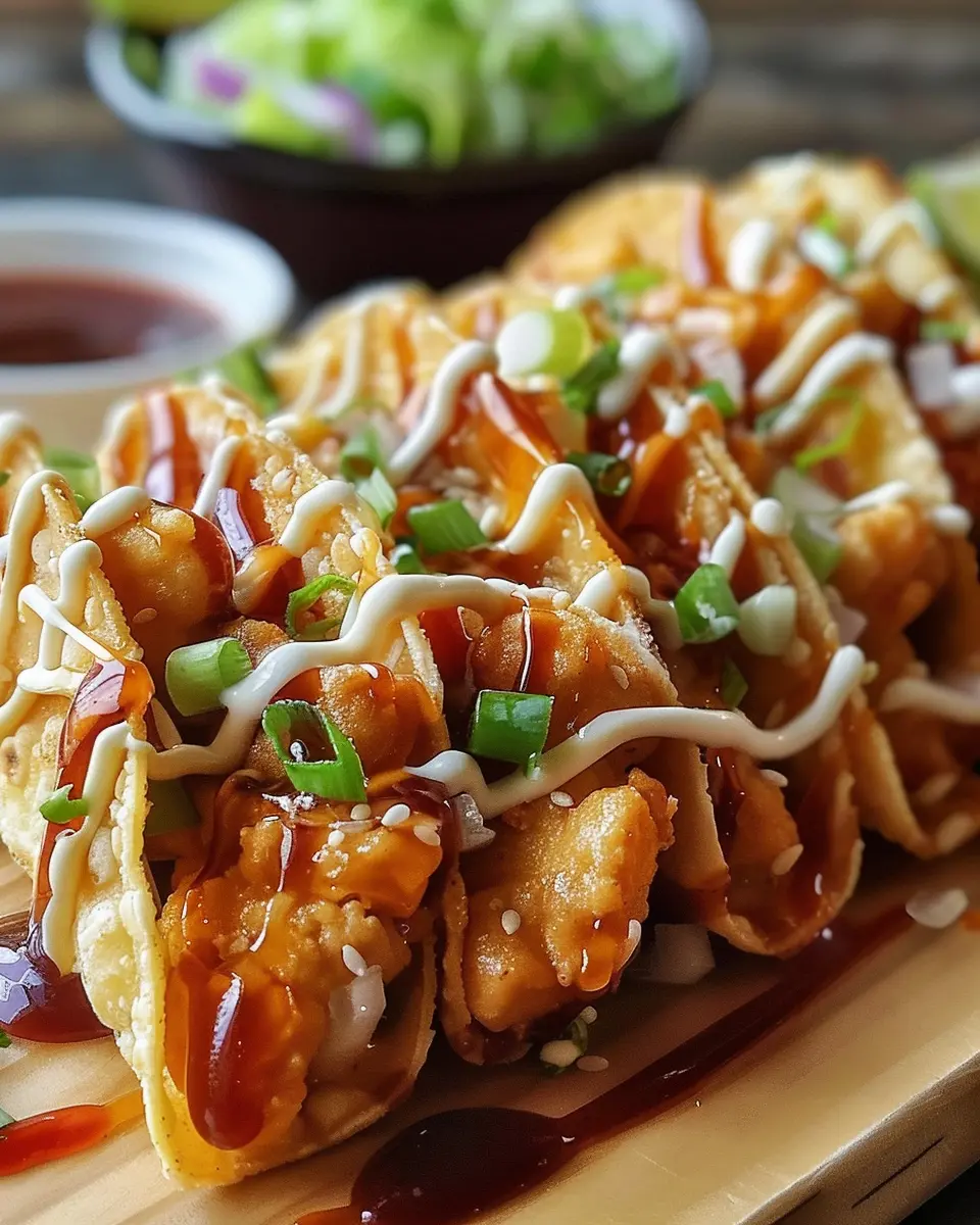 Applebee’s Chicken Wonton Tacos