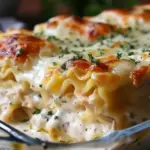 Chicken Alfredo Lasagna Rolls Recipe