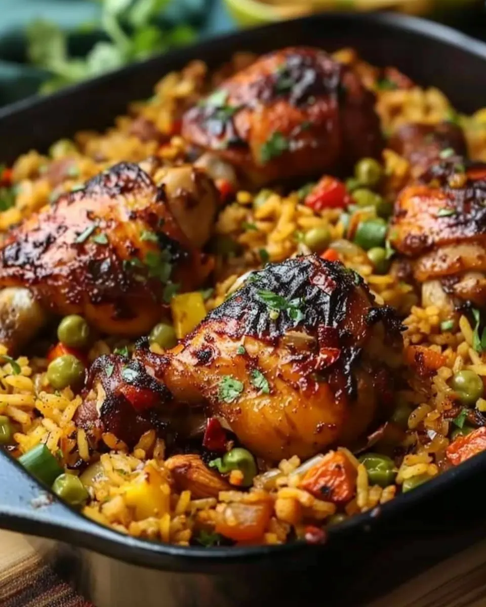 Caribbean Chicken and Rice