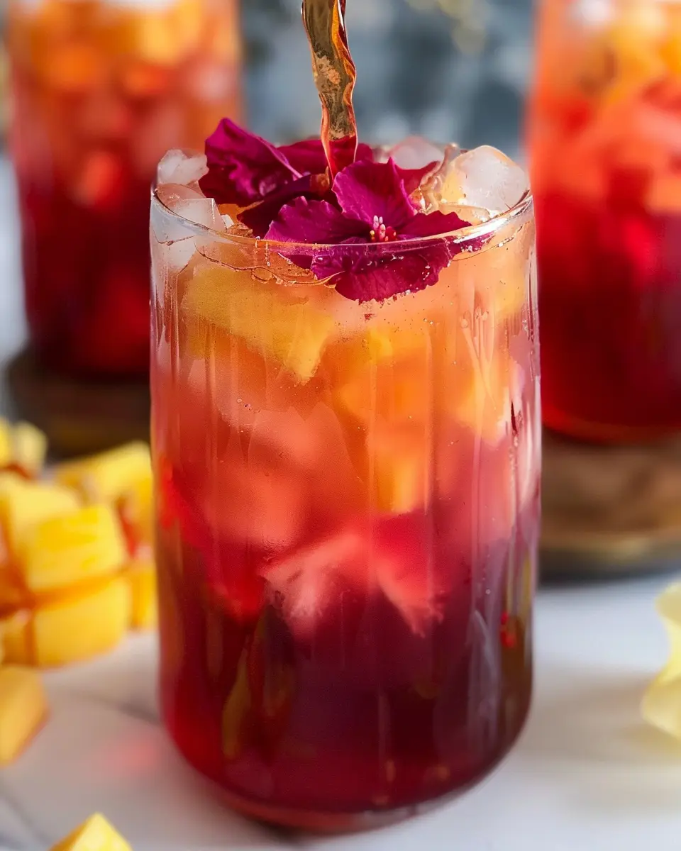 Mango Hibiscus Iced Tea: Refreshingly Easy Recipe You’ll Love