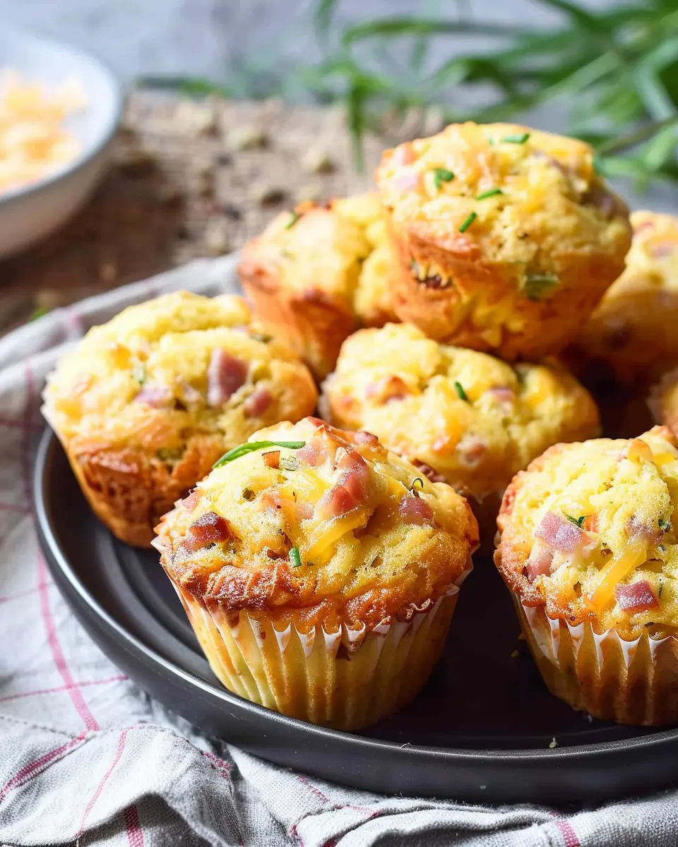 Ham and Cheese Muffins: Easy Chicken Ham & Turkey Bacon Delights